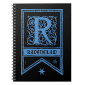 Carnet Harry Potter | Bannière de monogramme de Ravenclaw (Devant)