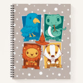 CARNET HARRY POTTER™ | CARTOON HOGWARTS™ MAISONS (Devant)