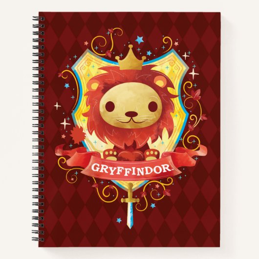 Carnet Harry Potter | Crête de charme GRYFFINDOR™ (Devant)