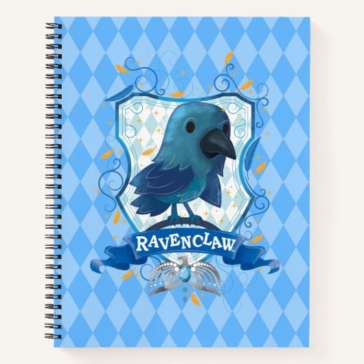 Carnet Harry Potter | Crête RAVENCLAW™ de charme (Devant)