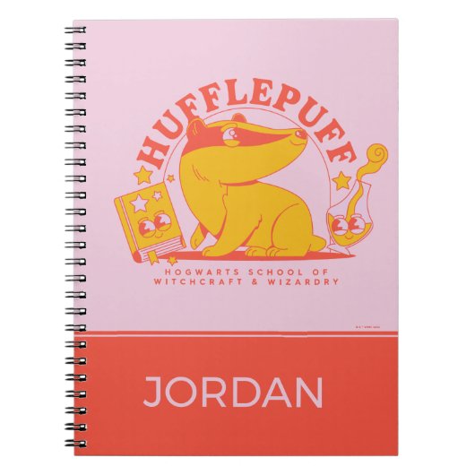 Carnet HARRY POTTER™ | Cute HUFFLEPUFF™ (Devant)