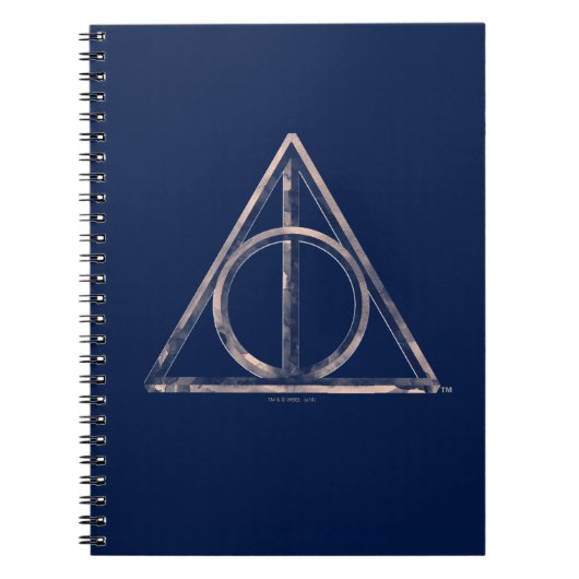 Carnet Harry Potter | Deathly Hallows Watercolor (Devant)