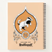 Carnet HARRY POTTER™ | Délicat croquis HUFLEPUFF™ Crest (Dos)
