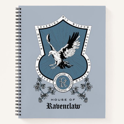 Carnet HARRY POTTER™ | Delicate Sketch RAVENCLAW™ Crest (Devant)