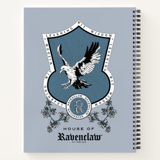 Carnet HARRY POTTER™ | Delicate Sketch RAVENCLAW™ Crest (Dos)