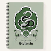 Carnet HARRY POTTER™ | Delicate Sketch SLYTHERIN™ Crest (Devant)