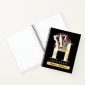Carnet Harry Potter | Dessin de Badger HUFFLEPUFF™ (Intérieur)