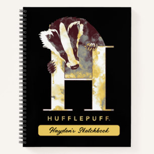 Carnet Harry Potter   Dessin du blaireau HUFFLEPUFF™