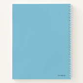 Carnet HARRY POTTER™ et Hedwig dans la cour de HOGWARTS™ (Dos)