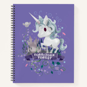 Carnet Harry Potter Forbidden Forest Unicorn Graphic