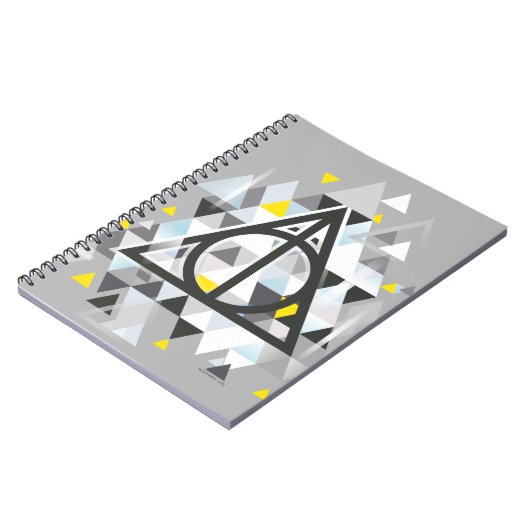 Carnet Harry Potter | Geometric Deathly Hallows (Côté gauche)