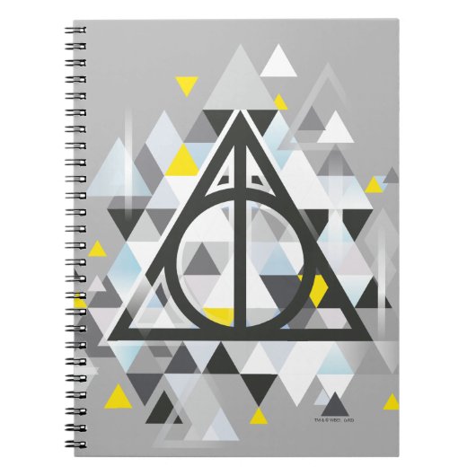 Carnet Harry Potter | Geometric Deathly Hallows (Devant)