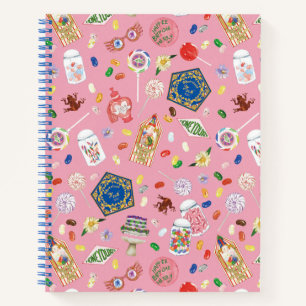 Carnet HARRY POTTER™   Grenouilles au chocolat et Motif d