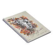 Carnet HARRY POTTER™ GRYFFINDOR™ Floral Graphisme (Côté Droit)