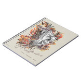 Carnet HARRY POTTER™ GRYFFINDOR™ Floral Graphisme (Côté gauche)