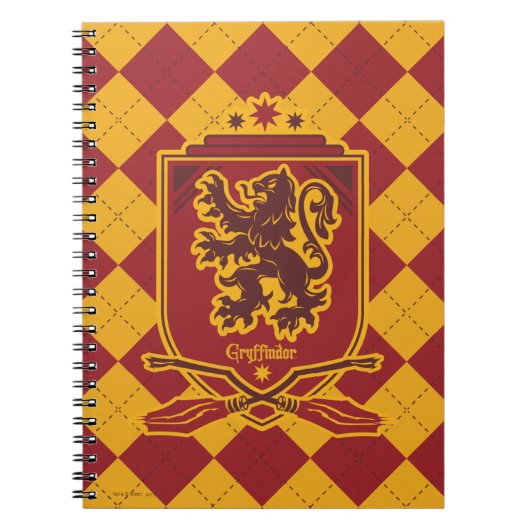 Carnet Harry Potter | Gryffindor QUIDDITCH™ Blason (Devant)