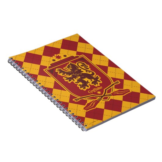 Carnet Harry Potter | Gryffindor QUIDDITCH™ Crest (Côté Droit)