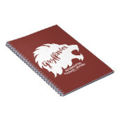 Carnet Harry Potter | GRYFFINDOR™ Typographie de silhouet (Côté Droit)
