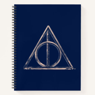 Carnet Harry Potter Hallows Mortels Aquarelle