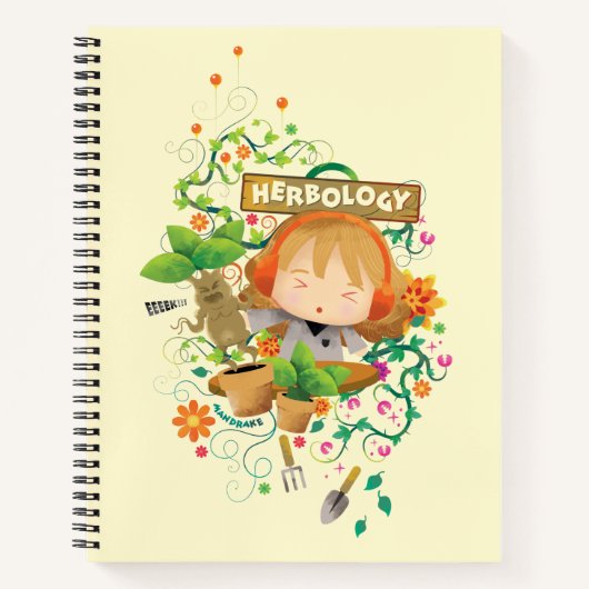 Carnet Harry Potter | Hermione Herbology Class Graphic (Devant)