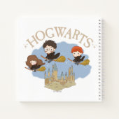 Carnet HARRY POTTER™, Hermione & Ron Fly Over HOGWARTS™ (Dos)