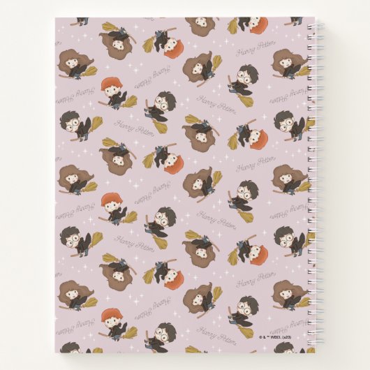 Carnet HARRY POTTER™, Hermione & Ron Flying Motif (Dos)