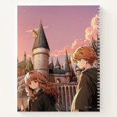 Carnet HARRY POTTER™ Hermione & Ron HOGWARTS™ Scène d'ani (Dos)