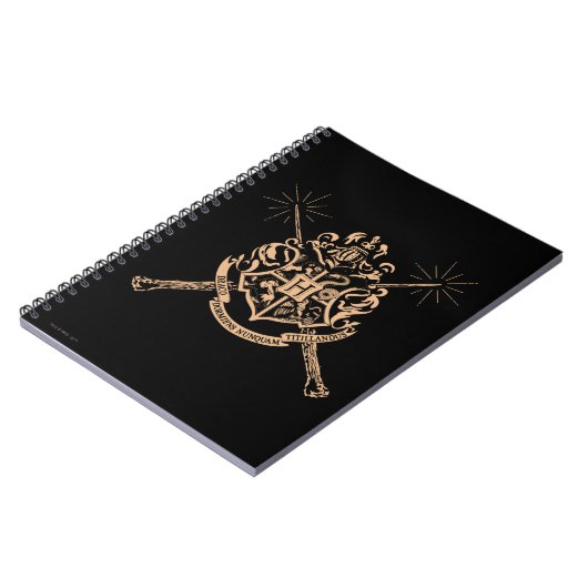 Carnet Harry Potter | Hogwarts Crossed Wands Crest (Côté gauche)