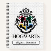 Carnet Harry Potter | HOGWARTS™ Pride School Crest Sketch (Devant)