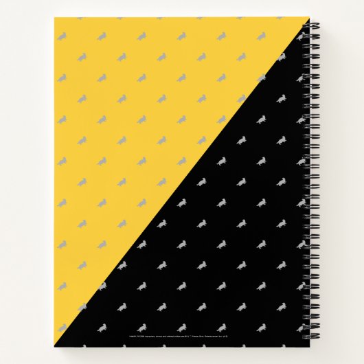 Carnet Harry Potter | HUFFLEPUFF™ Caractéristiques graphi (Dos)