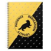 Carnet Harry Potter | HUFFLEPUFF™ Caractéristiques graphi (Devant)