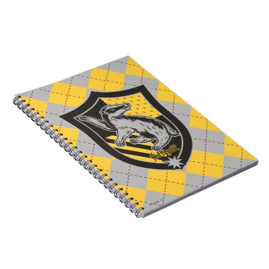 Carnet Harry Potter | Hufflepuff House Pride Crest (Côté Droit)