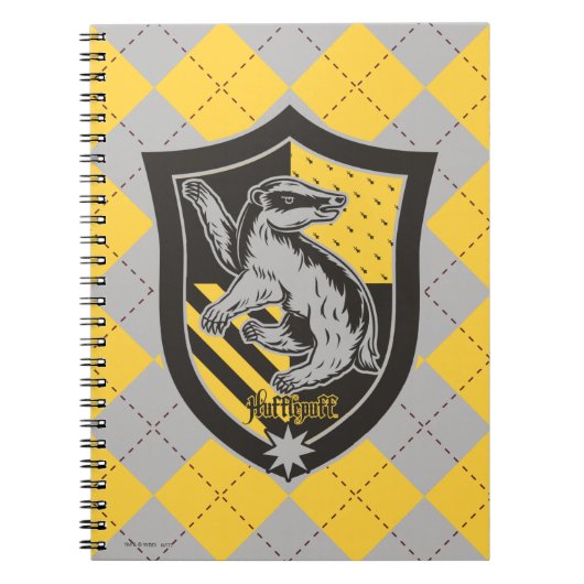 Carnet Harry Potter | Hufflepuff House Pride Crest (Devant)