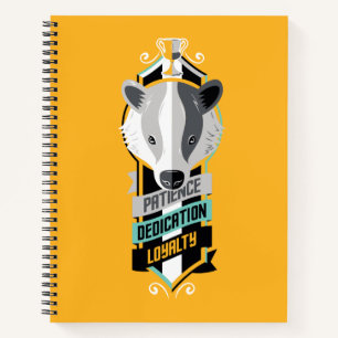 Carnet Harry Potter HUFFLEPUFF™ House Traits Sigil