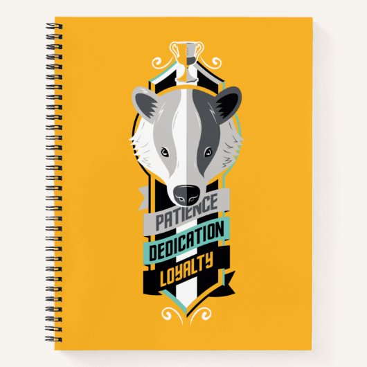 Carnet Harry Potter| HUFFLEPUFF™ House Traits Sigil (Devant)