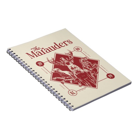 Carnet HARRY POTTER™ Les Marauders Animagus Graphisme (Côté Droit)
