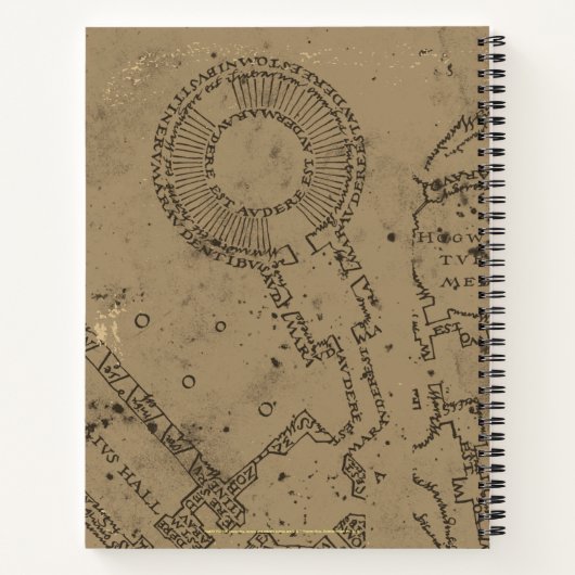Carnet Harry Potter | MISCHIEF MANAGED™ Mappage Empreinte (Dos)