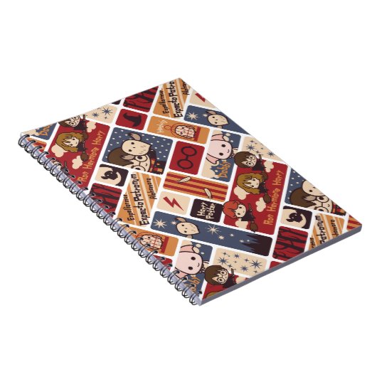 Carnet Harry Potter Motif des scènes de dessin (Côté Droit)