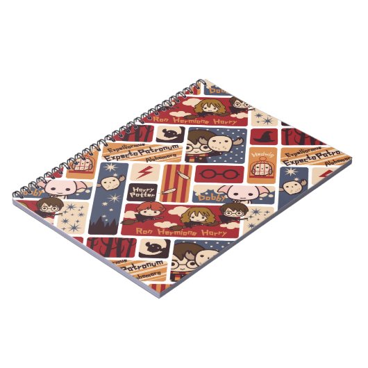 Carnet Harry Potter Motif des scènes de dessin (Côté gauche)