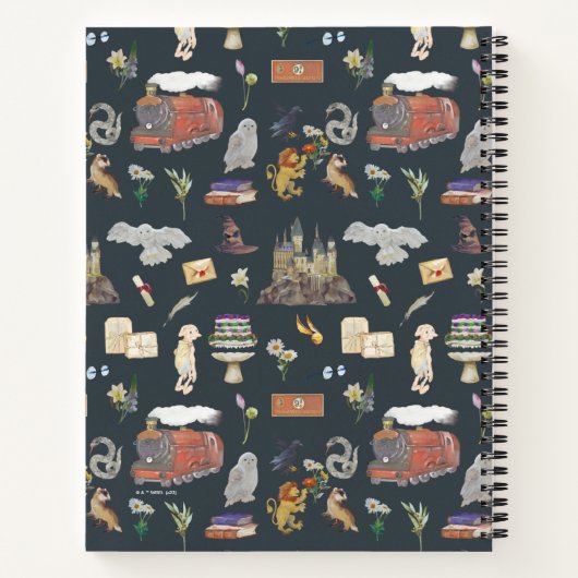 Carnet HARRY POTTER™ | Motif icônes (Dos)