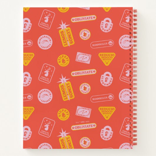 Carnet HARRY POTTER™ | Motif Spings (Dos)