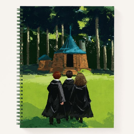 Carnet HARRY POTTER™, Ron et Hermione à la cabane de Hagr (Devant)