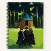 Carnet HARRY POTTER™, Ron, & Hermione à Hagrid's Hut (Devant)