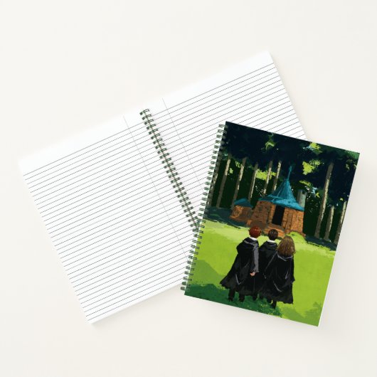 Carnet HARRY POTTER™, Ron, & Hermione à Hagrid's Hut (Intérieur)