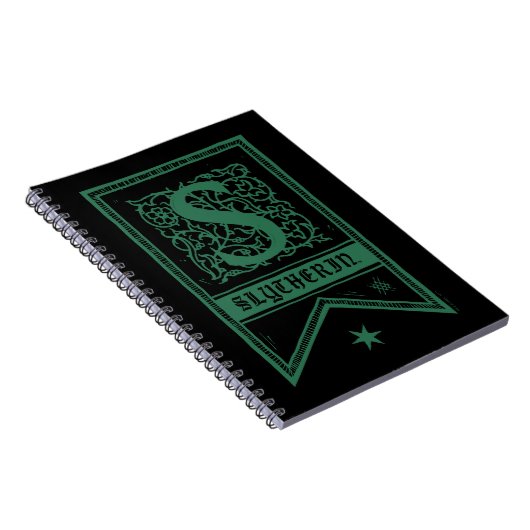 Carnet Harry Potter | Slytherin Monogram Banner (Côté Droit)