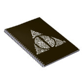 Carnet Harry Potter Spell | DEATHLY HALLOWS Typography Gr (Côté Droit)