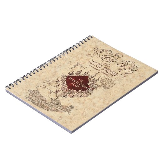 Carnet Harry Potter Spell | Marauder's Map (Côté gauche)