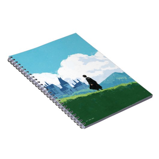 Carnet HARRY POTTER™ Surplombant le château HOGWARTS™ (Côté Droit)