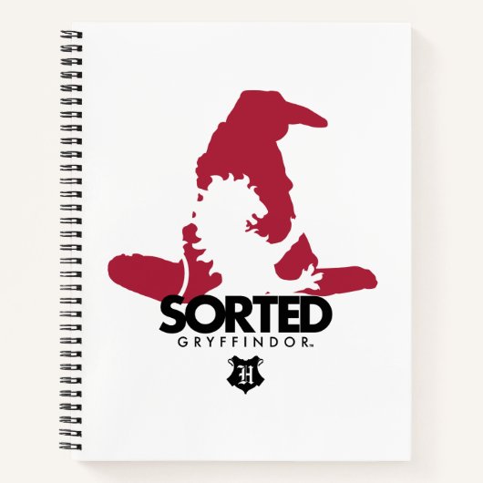 Carnet Harry Potter | Trié dans la maison GRYFFINDOR™ (Devant)