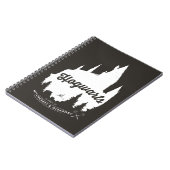 Carnet Harry Potter | Typographie du château de Poudlard™ (Côté gauche)